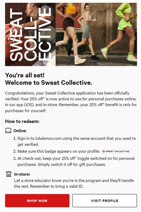 Sweat collective application - Firstly, you only get 3 tries to upload documents to get them approved, then you’re “locked out” from applying again. So I had to contact SheerID to get it resolved. SheerID is the third-party group Lululemon uses to validate Sweat Collective members. Secondly, when you upload your schedule and/or employee profile, they say you have to ...